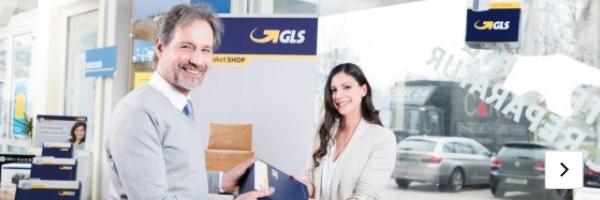 Csomagátvétel a GLS átvételi pontján