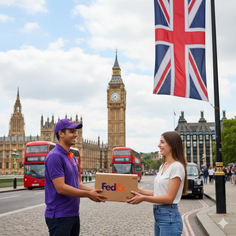 Csomagszállítás az Egyesült Királyságba