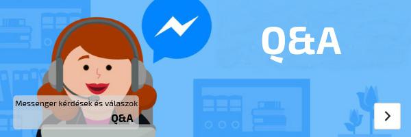 Gyakori kérdések és válaszok a Facebook Messenger chat felületén