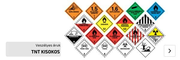 TNT kisokos - Veszélyes áruk továbbítása